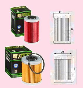 HiFlo Oil Filter Set KTM MX/END/SMC/SMR/SM/Duke 1999-2011