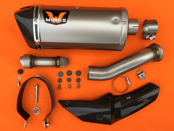 Wings Slip-on Exhaust KTM 790/890 Duke/R 2018-2022 - KTM Twins